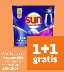 Albert Heijn Alle Sun vaatwascapsules aanbieding