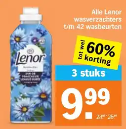 Albert Heijn Alle Lenor wasverzachters aanbieding