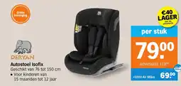 Albert Heijn Deryan Autostoele Isofix aanbieding
