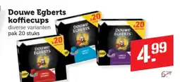 Coop Douwe Egberts koffiecups aanbieding
