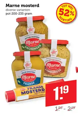 Coop Marne mosterd aanbieding