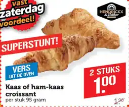 Coop Kaas of ham kaas croissant aanbieding