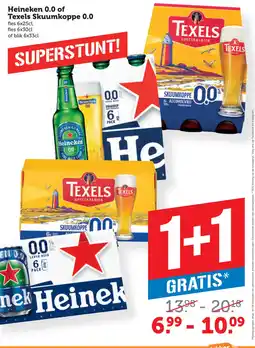 Coop Heineken 0.0 of texels skuumkoppe 0.0 aanbieding
