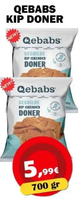 Avantage Supermarkt Qebabs kip doner aanbieding