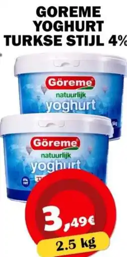 Avantage Supermarkt Goreme yoghurt turkse stijl 4% aanbieding