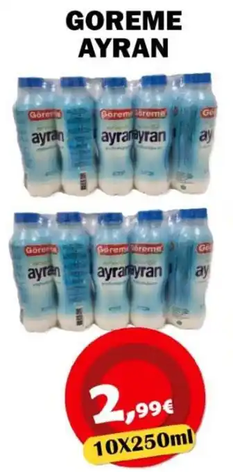 Avantage Supermarkt Goreme ayran aanbieding