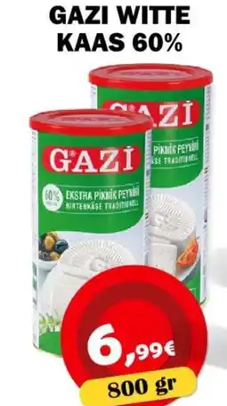 Avantage Supermarkt Gazi witte kaas 60% aanbieding