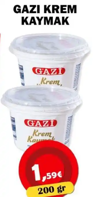 Avantage Supermarkt Gazi krem kaymak aanbieding