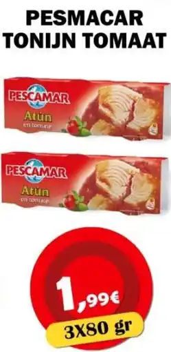 Avantage Supermarkt Pesmacar tonijn tomaat aanbieding