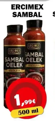 Avantage Supermarkt Ercimex sambal aanbieding