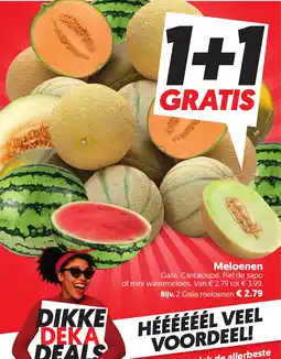 Dekamarkt Meloenen aanbieding