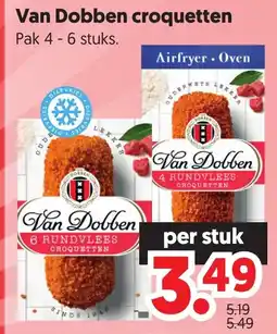 Dekamarkt Van Dobben croquetten aanbieding