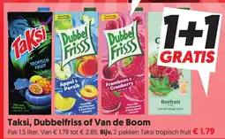 Dekamarkt Taksi, dubbelfriss of van de boom aanbieding