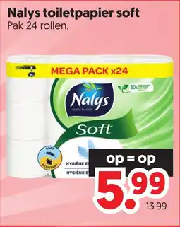 Dekamarkt Nalys toiletpapier soft aanbieding