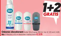 Dekamarkt Odorex deodorant aanbieding