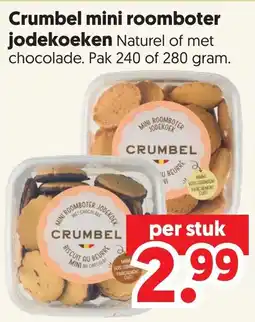 Dekamarkt Crumbel mini roomboter jodekoeken aanbieding