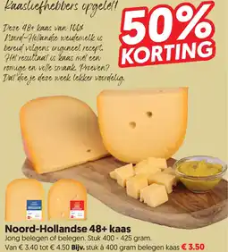 Dekamarkt Noord hollandse 48+ kaas aanbieding