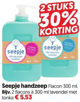Dekamarkt Seepje handzeep aanbieding