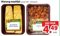 Dekamarkt Warung maaltijd aanbieding