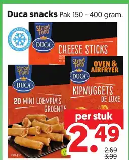 Dekamarkt Duca snacks aanbieding