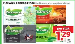 Dekamarkt Pickwick eenkops thee aanbieding