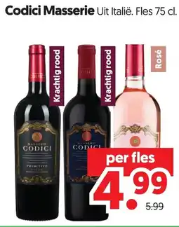 Dekamarkt Codici Masserie aanbieding