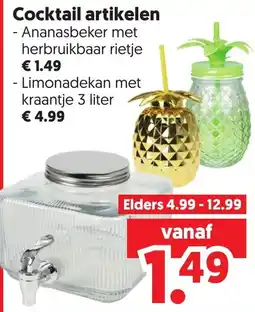 Dekamarkt Cocktail artikelen aanbieding