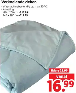 Dekamarkt Verkoelende deken aanbieding