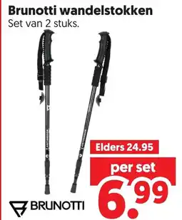 Dekamarkt Brunotti wandelstokken aanbieding