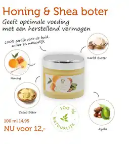 De Rode Pilaren Honing & Shea boter aanbieding
