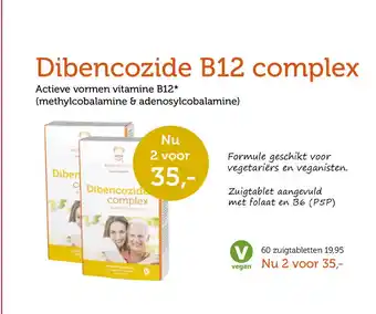 De Rode Pilaren Dibencozide B12 complex aanbieding