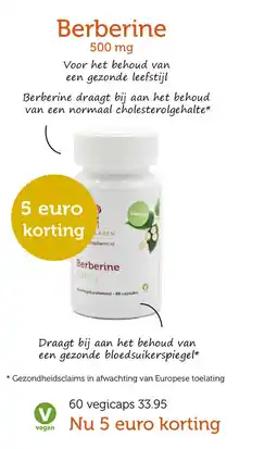 De Rode Pilaren Berberine 500 mg aanbieding