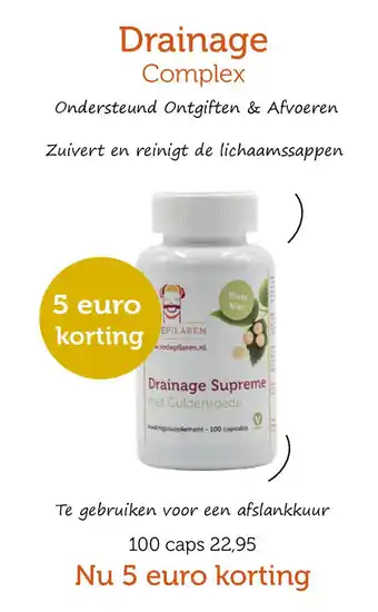 De Rode Pilaren Drainage Complex aanbieding