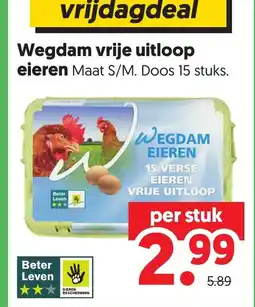Dekamarkt Wegdam vrije uitloop eieren aanbieding