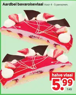 Dekamarkt Aardbei bavaroisevlaai aanbieding