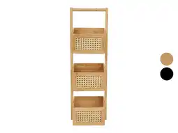 Lidl LIVARNO Bamboe badkamer rek aanbieding