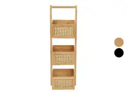 Lidl LIVARNO Bamboe badkamer rek aanbieding