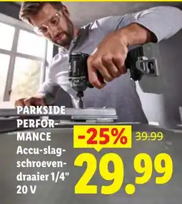Lidl Parkside Performance Accu-slagschroevendraaier aanbieding