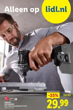 Lidl Parkside Performance Accu-slagschroevendraaier aanbieding