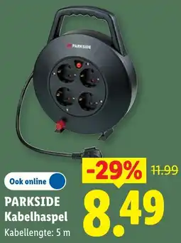 Lidl Parkside Kabelhaspel aanbieding