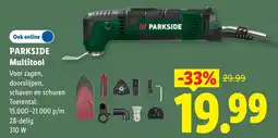 Lidl Parkside Multitool aanbieding