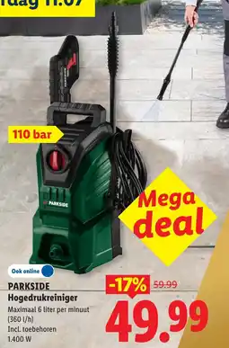 Lidl Parkside Hogedrukreiniger aanbieding