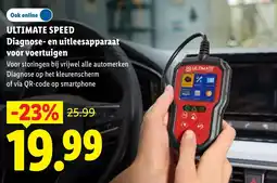 Lidl Ultimate Speed Diagnose en uitleesapparaat voor voertuigen aanbieding
