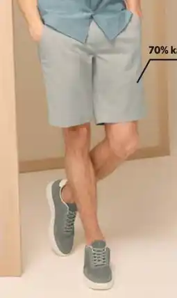 Lidl Esmara Men Linnen korte heren broek aanbieding