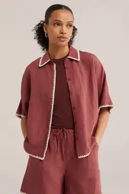 Wehkamp WE Fashion blouse oudroze aanbieding