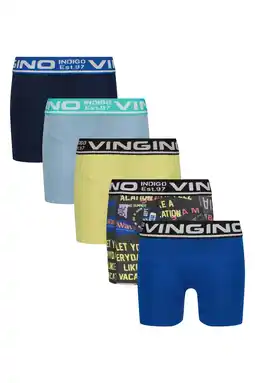 Wehkamp Vingino boxershort - geel/multicolor (set van 5) aanbieding