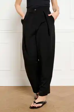 Wehkamp LOLALIZA barrel highwaist broek zwart aanbieding