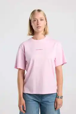 Wehkamp America Today T-shirt met print - lichtroze aanbieding