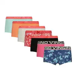 Wehkamp Vingino short - roze/multicolor (set van 7) aanbieding