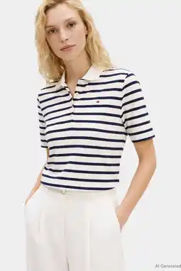 Wehkamp Tommy Hilfiger top ecru aanbieding